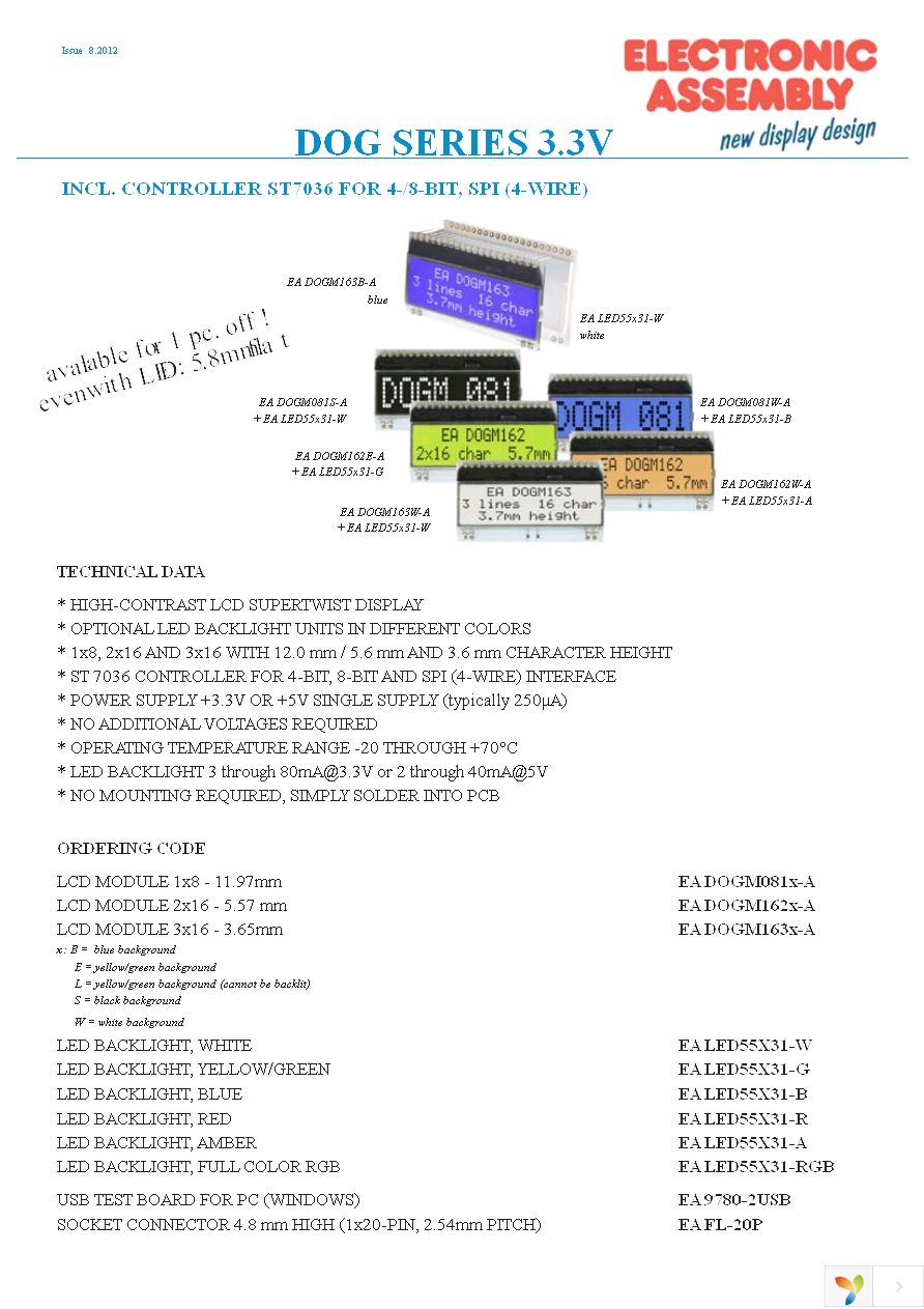 EA LED55X31-G Page 1